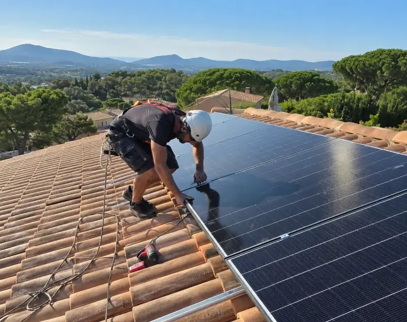 Installateur panneaux solaires Serraval — pose photovoltaïque sur toiture