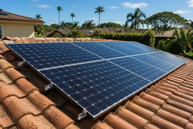 Installation de panneaux solaires à Serraval